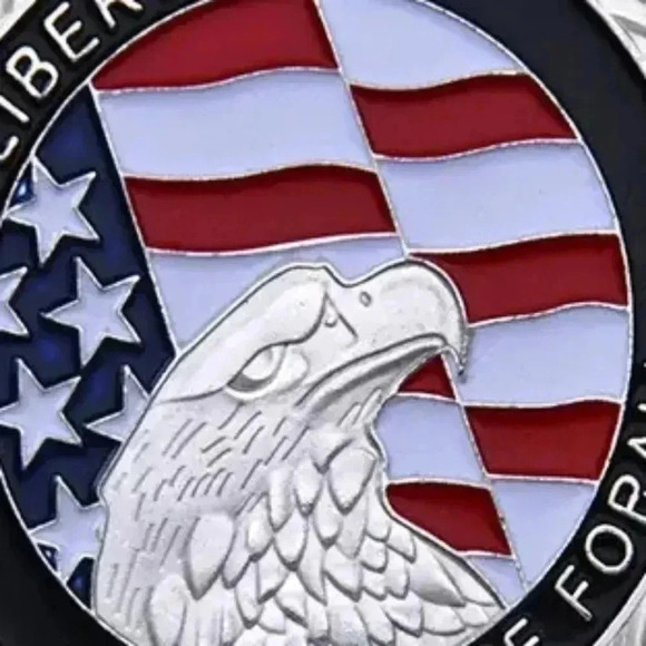 American Eagle Head Badge collectable Hobo Coin..NWT - Picture 2 of 2